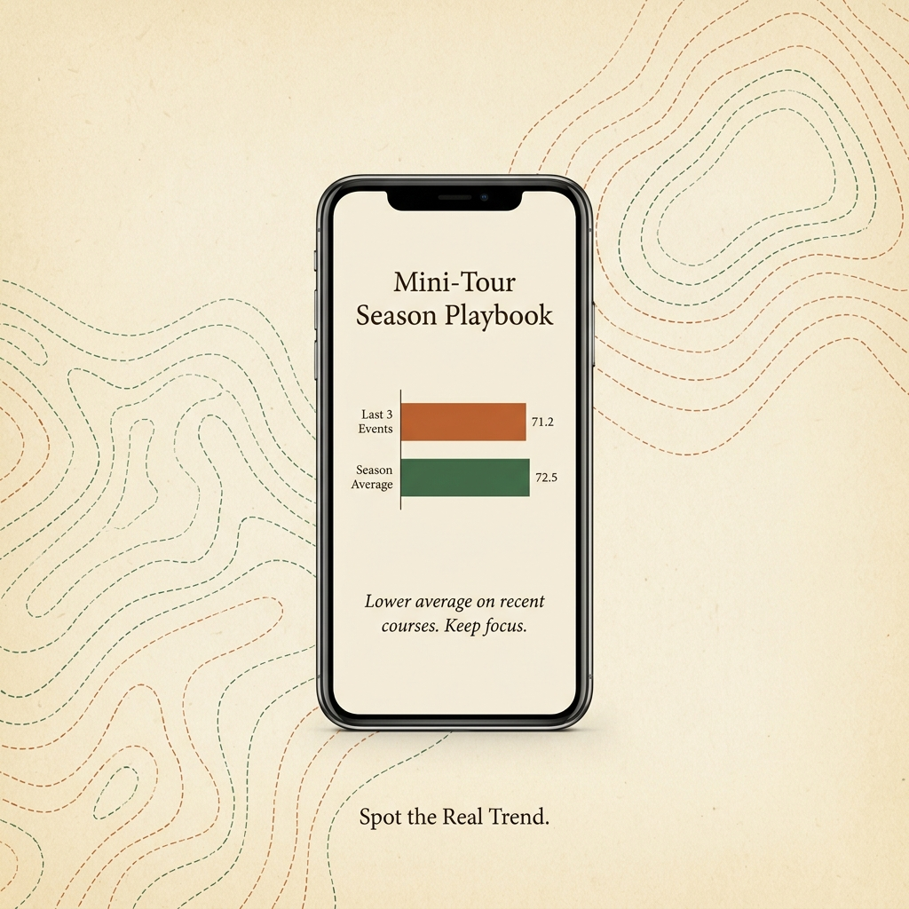Mini-Tour Season Playbook — trend chart detail