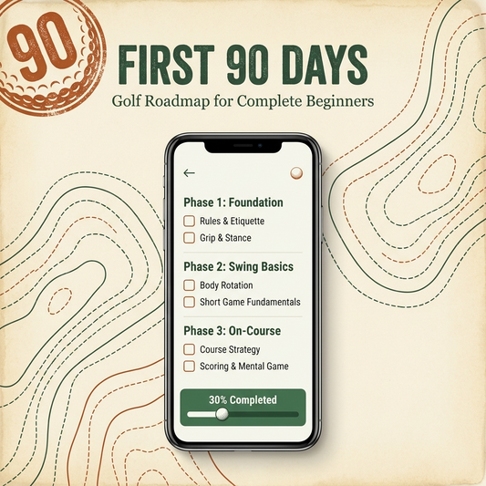 First 90 Days — Golf Roadmap for Complete Beginners cover image
