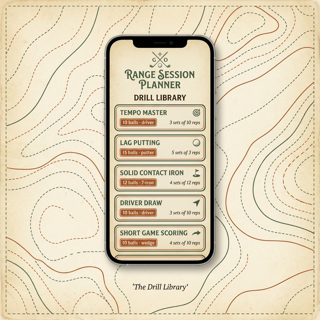 Range Session Planner — drill library detail
