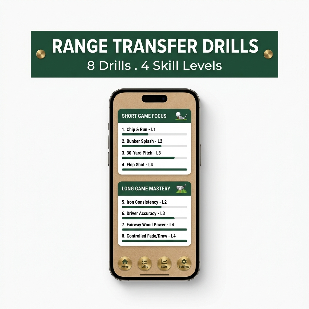 Range Transfer Drills — 8 drills, 4 skill levels